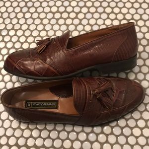 Genuine snake loafers tassels